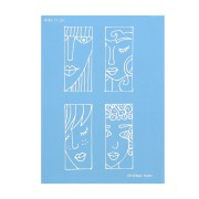 Silk Screen Moiko para arcilla polimérica 74x105 mm Caras 2 Nevenka Sabo 1
