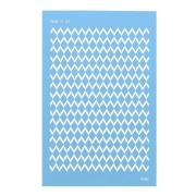 Silk Screen Moiko para arcilla polimérica 74x105 mm Estampado Chevrons  11.2|raw }}