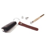 Kit 36 punzones alfabeto y cifras 4mm Especial cuero y arcilla Fimo efecto cuero