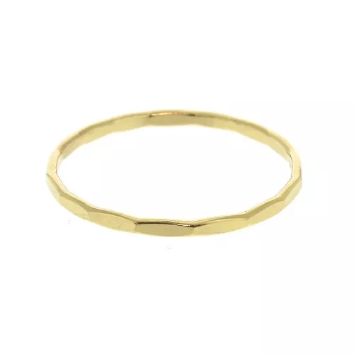 Anillo martillado de Gold Filled Talla 49 x1