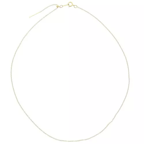 Gargantilla ajustable malla Forçat 1.1 mm de Gold Filled x45 cm