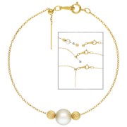 Pulsera ajustable malla Forçat 1.1 mm de Gold Filled x19 cm