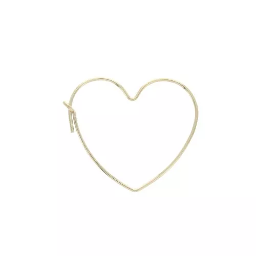 Pendientes de aros a decorar 23x25 mm de Gold filled x2