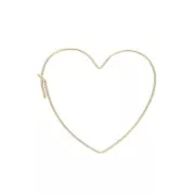 Pendientes de aros a decorar 27x30 mm de Gold filled x2