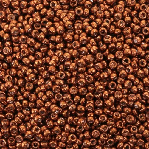 Rocalla Miyuki 15/0 1073 - Galvanized Burnt Orange x8g