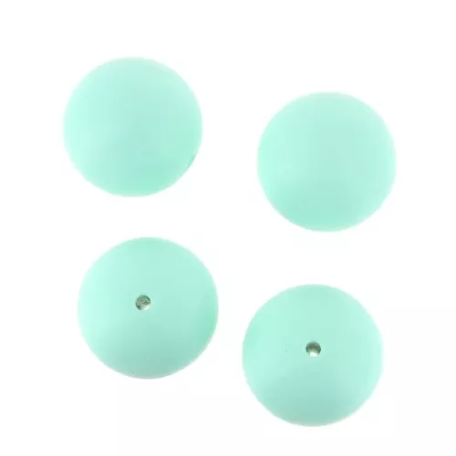 Cuentas de silicona 18 mm para chupete - Mint x4