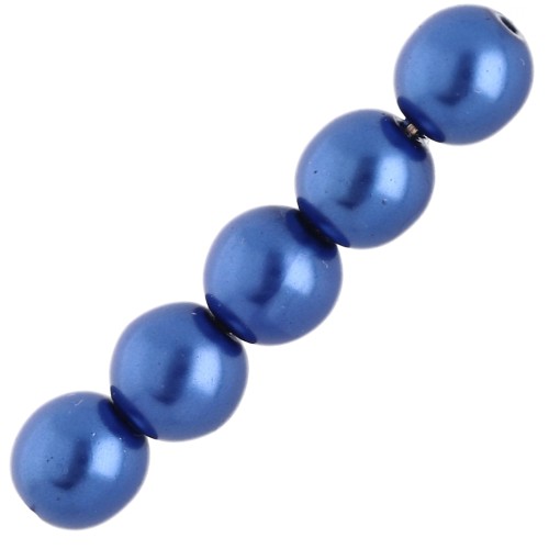 Perlas 6 mm Marine Blue x50