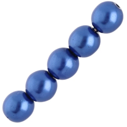 Perlas 4 mm Marine Blue x100