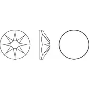 Strass para pegar PureCrystal 6 mm Jet x10