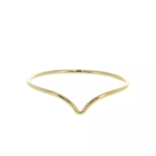 Anillo cheurón de Gold Filled Talla 49 x1