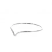 Anillo cheurón de Plata 925 Talla 52 x1