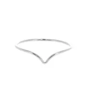 Anillo cheurón de Plata 925 Talla 54 x1