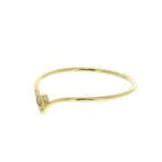 Anillo cheurón engaste para cabuchón 1088 2.2mm de Gold Filled Talla 49 x1