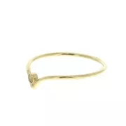 Anillo cheurón serti pour cabochon 1088 2.2mm de Gold Filled Talla 52 x1