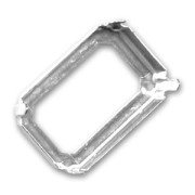 Engaste PureCrystal 4627 37x25,5 mm plateado|raw }}