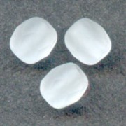 Facetadas 6 mm Crystal Mate  x25