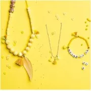 Pompones de algodón 11 mm  con anilla abierta plateada - Fluo x6