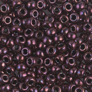 Rocalla Miyuki 8/0 460 - Metallic Dark Raspberry
