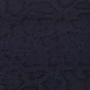 Tela de imitación de piel de cocodrilo de cuero serpiente - Azul  / Negro x50cm