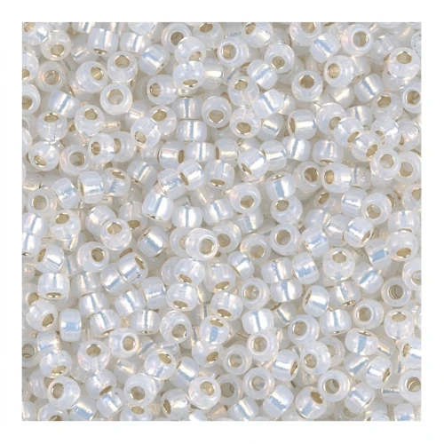 Rocalla Miyuki 11/0 551 - White Opal Silver Lined
