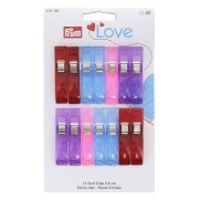14 clips de tela de la marca Prym Love 5.5 cm Multicolore|raw }}