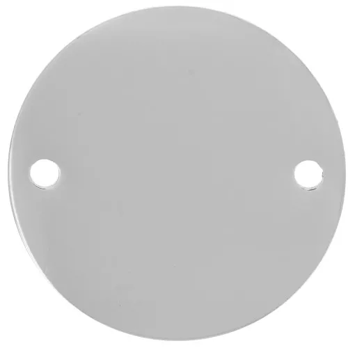 Entrepieza redonda de 2 orificios de 20 mm de acero inoxidable 303L x1