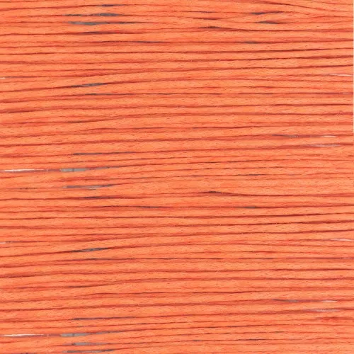 Hilo de algodón encerado 1 mm Naranja x5 m