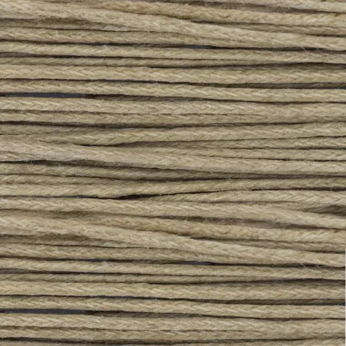 Hilo de algodón encerado 1 mm Sand x4.9 m