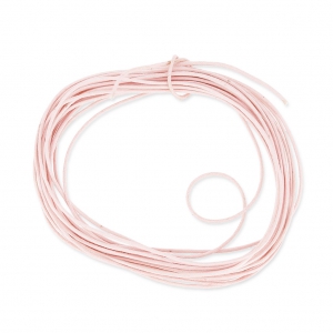 Hilo de algodón encerado 1 mm Rosa claro x5 m