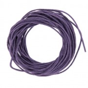 Hilo de algodón encerado 1 mm Dark Amethyst x4.9 m|raw }}