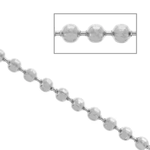 Cadena con bolas 1.5 mm de Acero inox 304 x1m