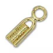 Terminales para chafar para hilo dorado x10