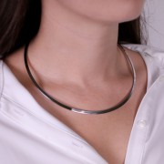Collarín rígido plano de 14 cm - Acero inoxidable 304L x1