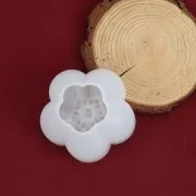 Molde de silicono flor de cerezo 58 mm para inclusión en resina x1