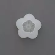 Molde de silicono flor 58 mm para inclusión en resina x1