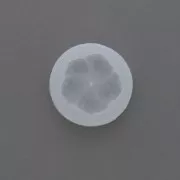 Molde de silicono Flor de Hibisco 58 mm para inclusión en resina x1