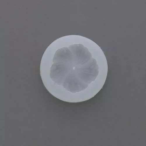 Molde de silicono Flor de Hibisco 58 mm para inclusión en resina x1