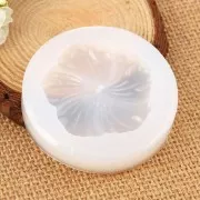 Molde de silicono Flor de Hibisco 58 mm para inclusión en resina x1