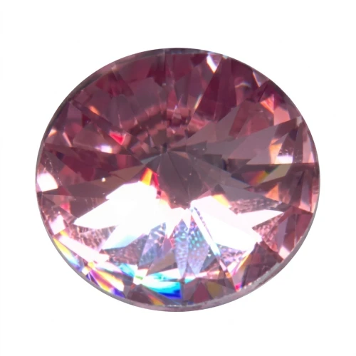 Cabuchón PureCrystal 1122 Rivoli 14 mm Light Rose