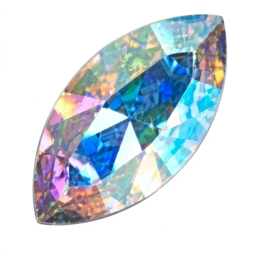 Navette PureCrystal 15x7 mm Crystal AB
