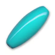 Oliva unicolor 40x16 mm Dark Turquoise x1
