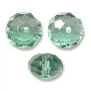 Cuenta redonda aplanada PureCrystal 5040 de 8 mm - Erinite x1