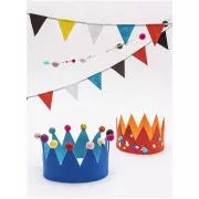 Surtido de placas de fieltro espeso rectángulo 20x30 cm - Colores Basic x10