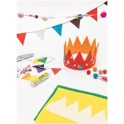 Surtido de placas de fieltro espeso rectángulo 20x30 cm - Colores Basic x10