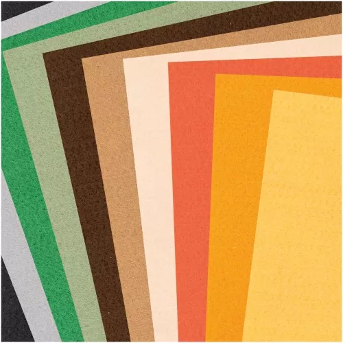 Surtido de placas de fieltro espeso rectángulo 20x30 cm - Thème Animales x10