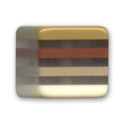 Cubo 15 mm rayado Marón x1