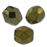 Facetadas 4 mm Jet Brown Iris x50|raw }}