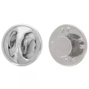 Pins 6 mm rodiado x1