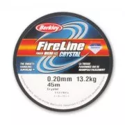 Hilo Fireline nilón trenzado 0.20 mm (14LB) Crystal x45 m