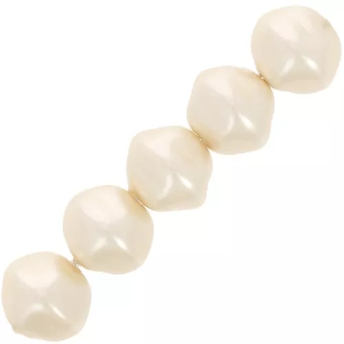 Cuentas barrocas irregulares nacaradas 8 mm - Cream x20
